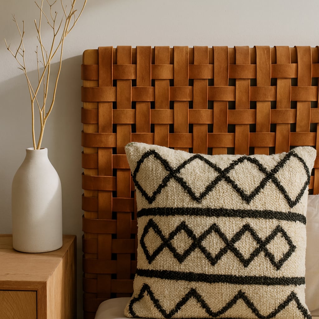Bespoke Leather Headboard: Ethically Crafted Furniture