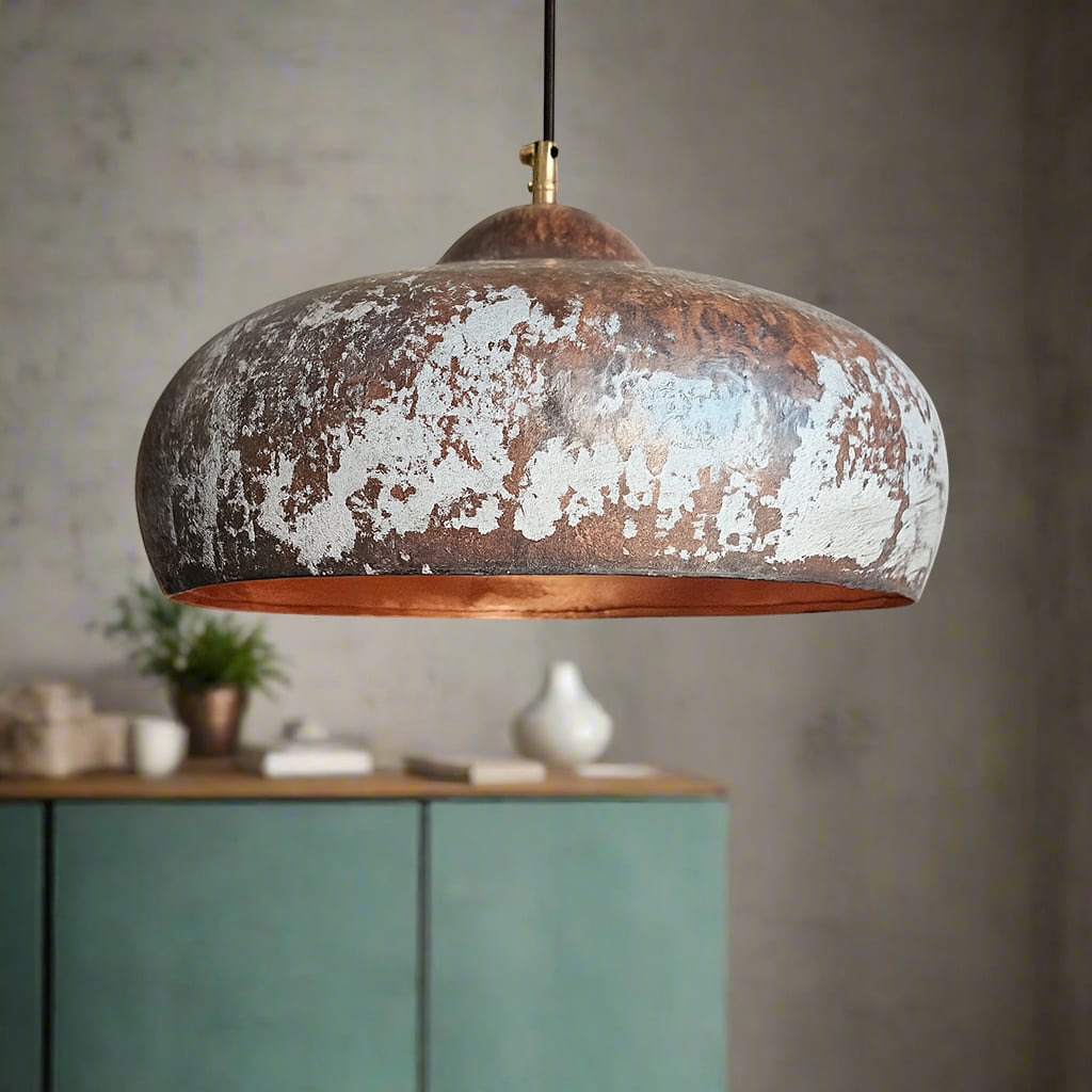 Vintage Copper Pendant Light