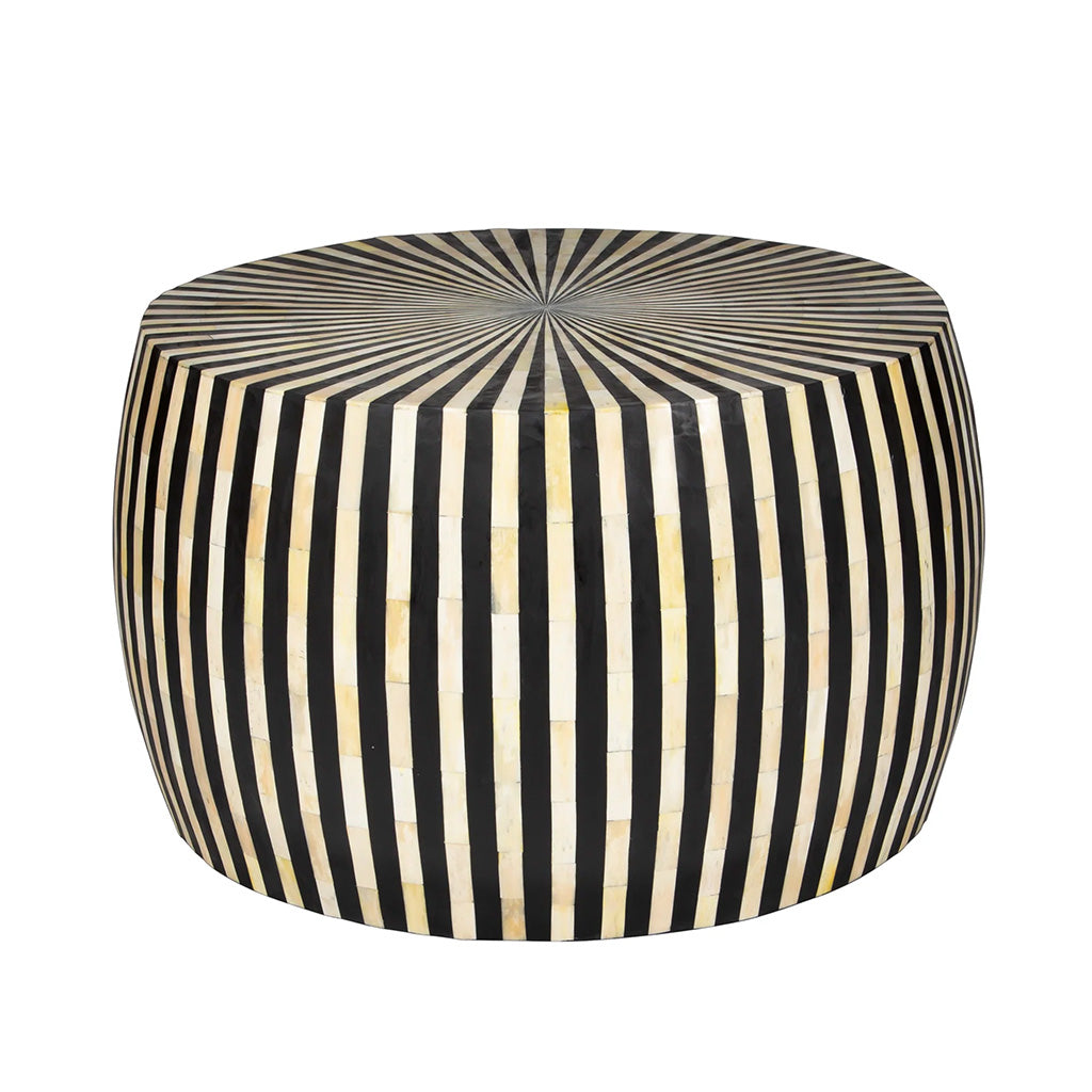 Modern Wood Side Table - Moroccan Interior