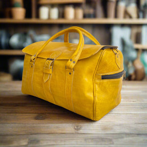 Aslal Leather Weekend Bag