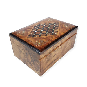 Artful Thuya Wood Jewelry Box