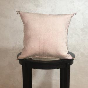 Cactus Silk Moroccan Sabra Pillow Cover Pink Pale - Moroccan Interior
