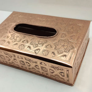 Engraved Tissue Box Cover
