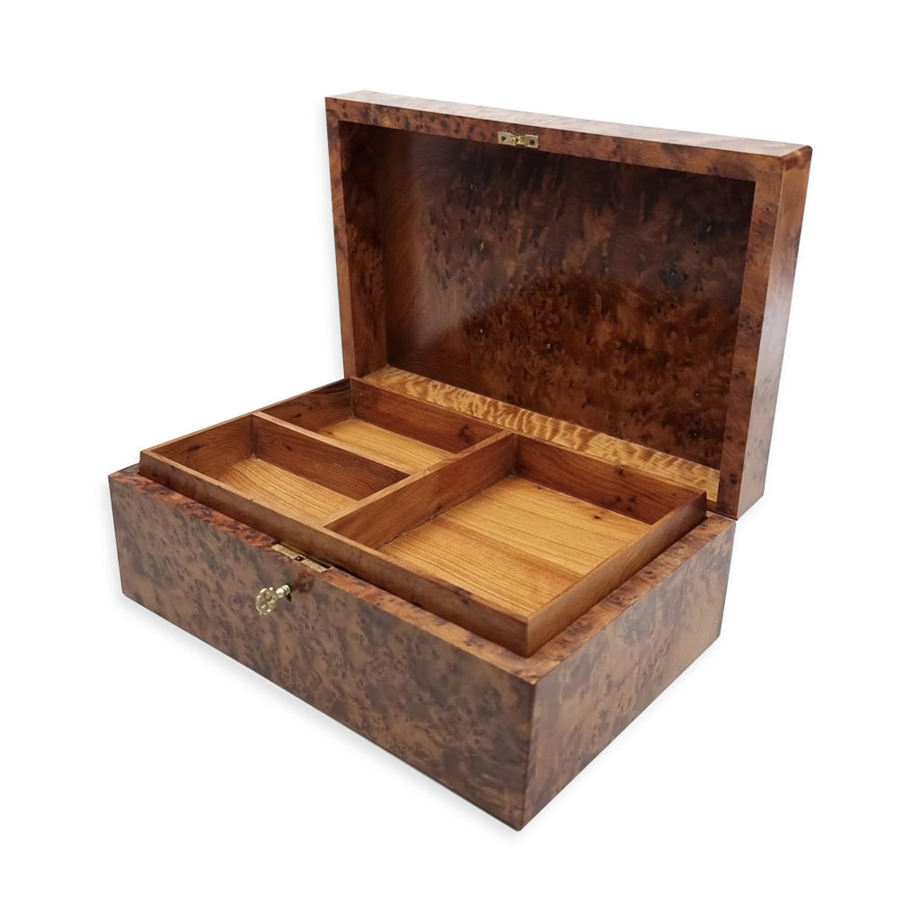 Exotic Thuya Wood Jewelry Box