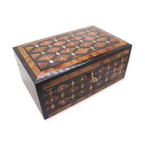 Luxurious Thuya Wood Jewelry Box - Moroccan Interior