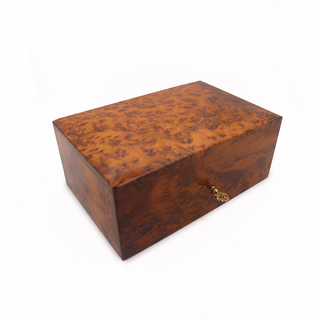 Moroccan Thuya Wooden Jewelry Box With Storage - Moroccan Interior