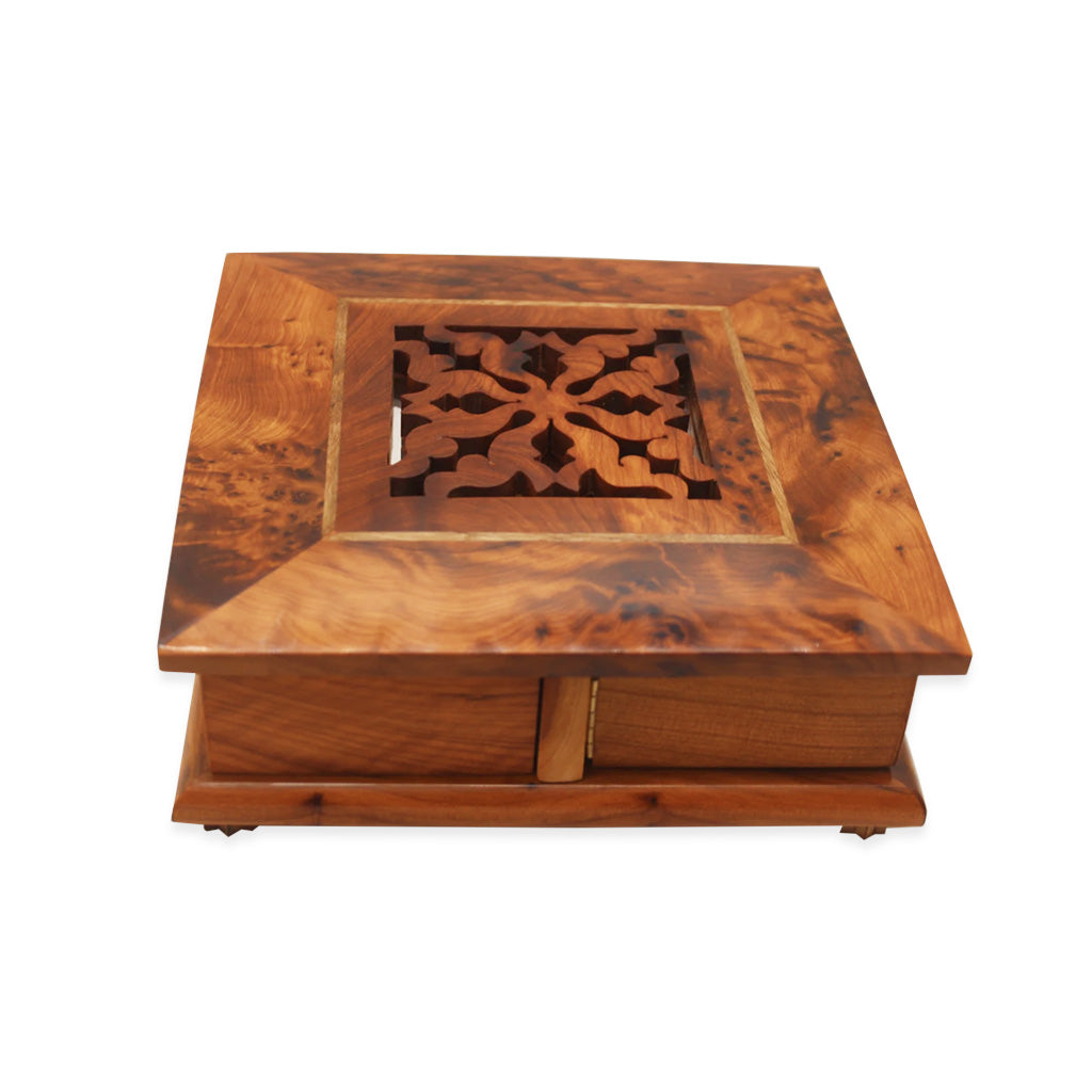 Secret Thuya Wood Jewelry Box - Moroccan Interior