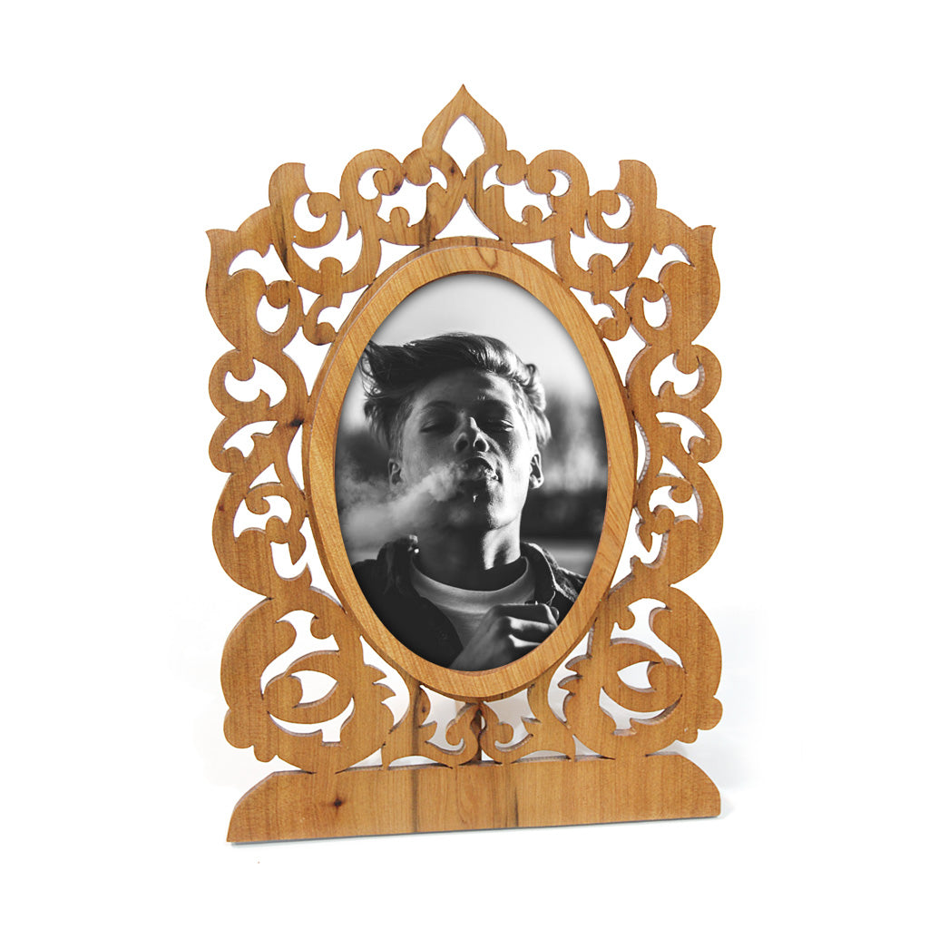 Thuya Wood Picture Frame Handcrafted in Morocco - Moroccan Interior