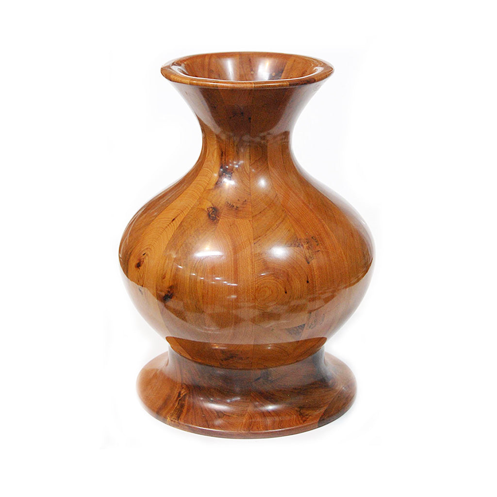 Thuya Wood Vase Handcrafted in Morocco - Moroccan Interior