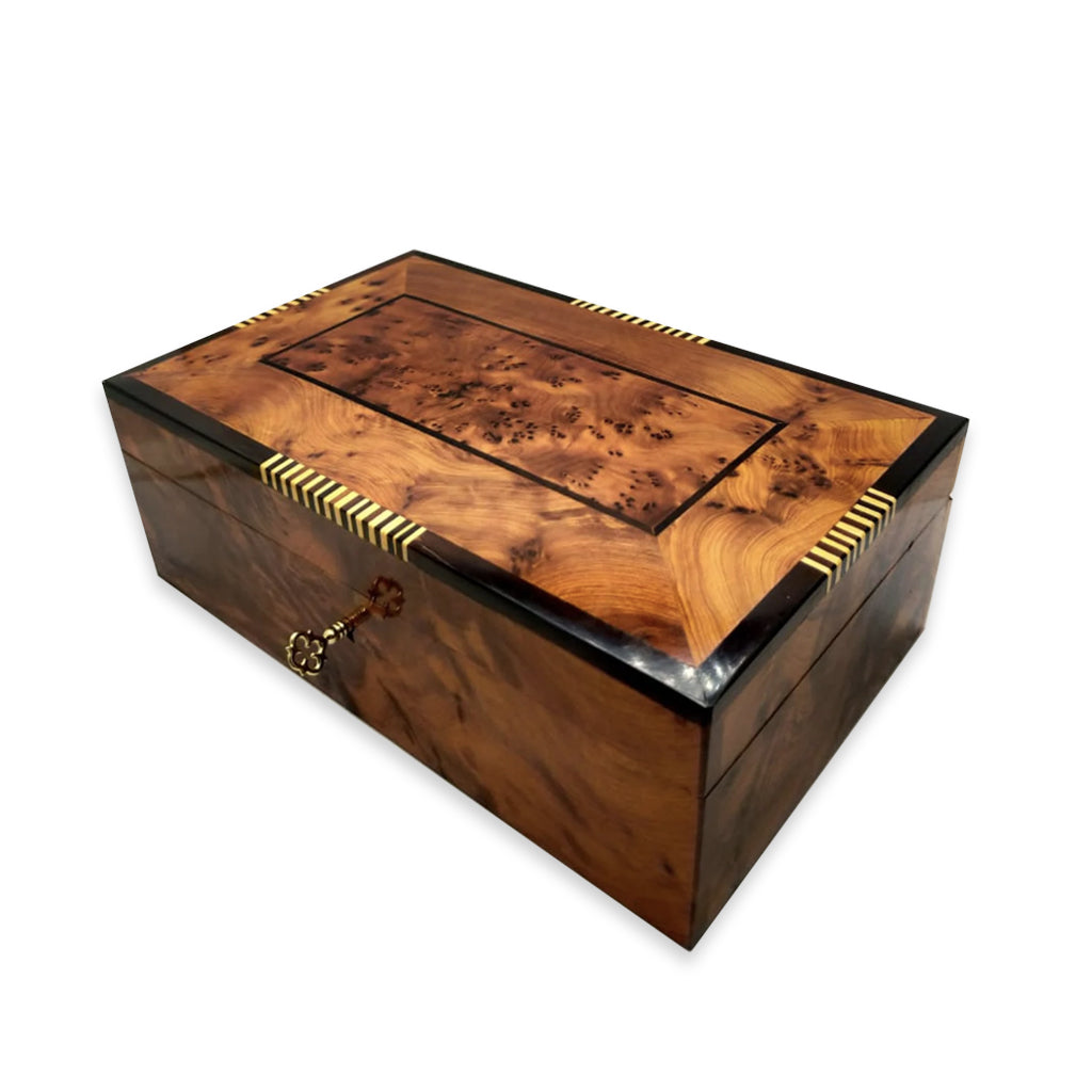 Thuya Wooden Jewelry Box Handcrafted in Morocco - Moroccan Interior