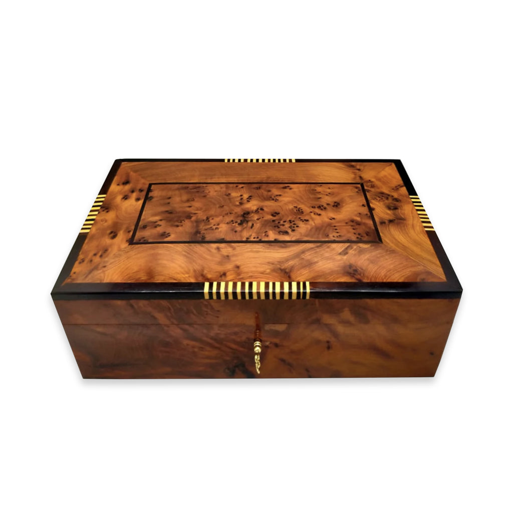 Thuya Wooden Jewelry Box Handcrafted in Morocco - Moroccan Interior